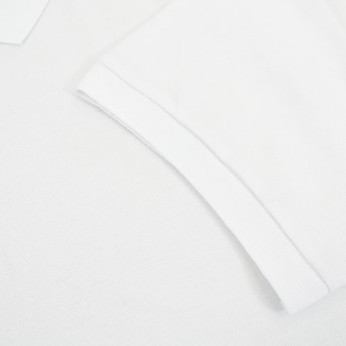 Premium White Polo Shirt Soft Cotton Blend BG-126