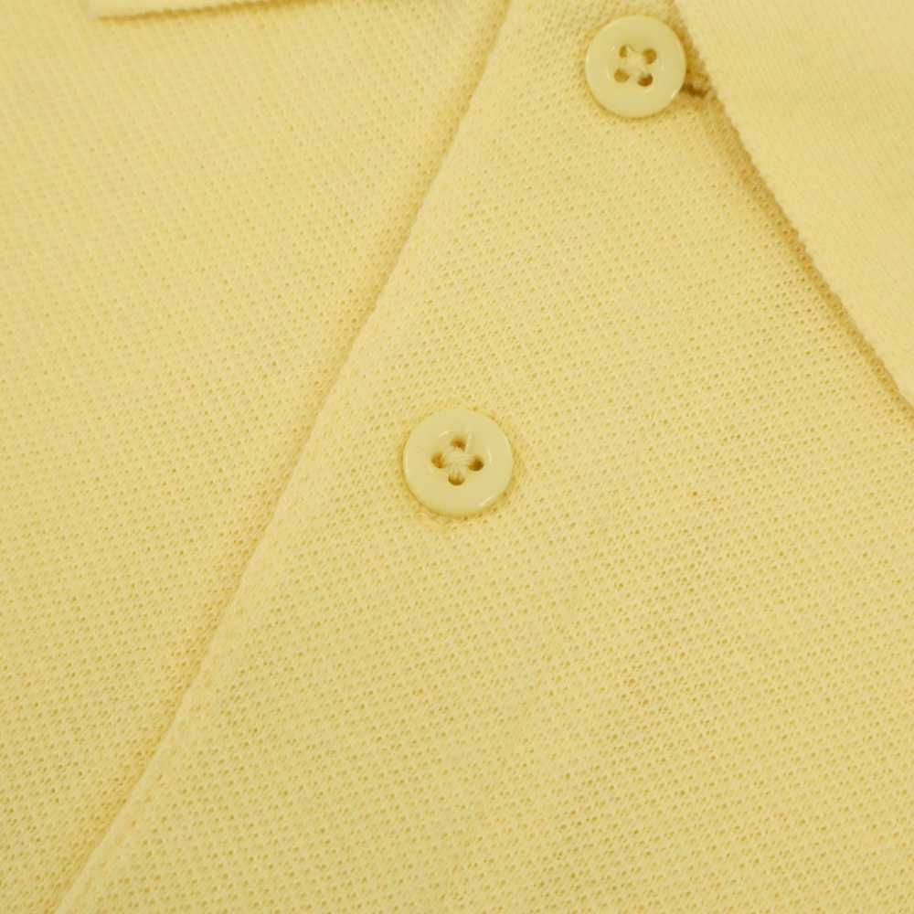 Plain cotton blend polo shirt for men with ribbed collar in big sizes 2XL to 8XL by Bigwear